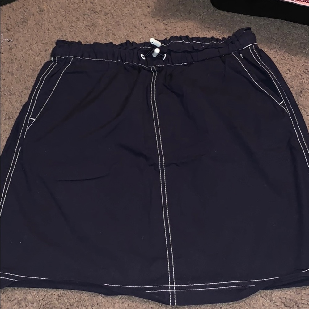 Navy blue skirt